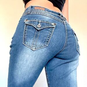 Y2K Bongo Low-Rise Flare Jeans